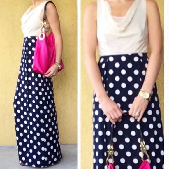 Anthropologie Moulinette Soeurs Maxi Dot Dress - Picture 2 of 14